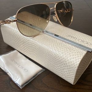 Jimmy Choo REESE/S Aviator Sunglasses